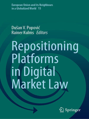 cover image of Repositioning Platforms in Digital Market Law